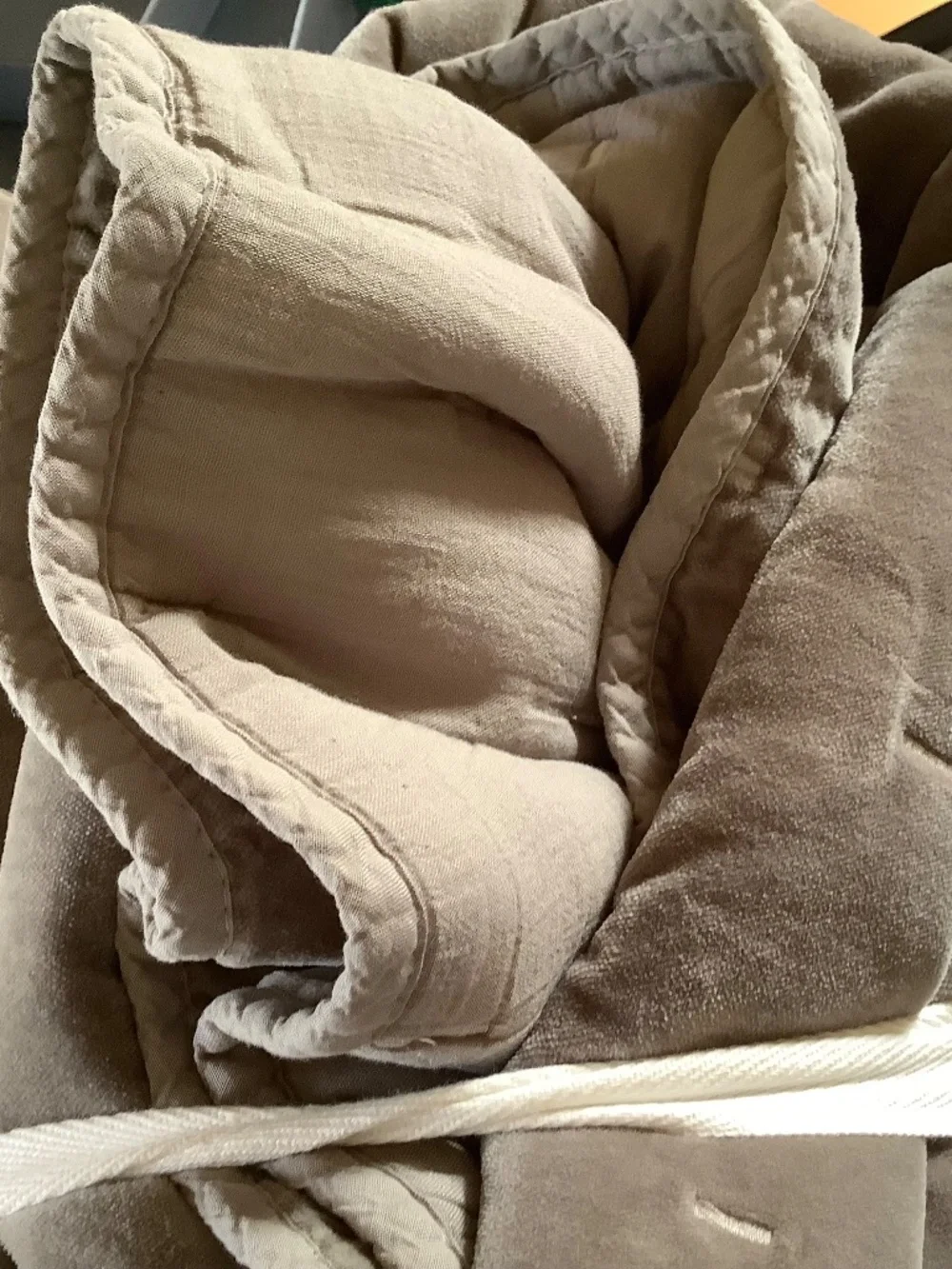 Nordstrom VELVET DREAM Queen Quilt Set Grey Nickel SZ Queen